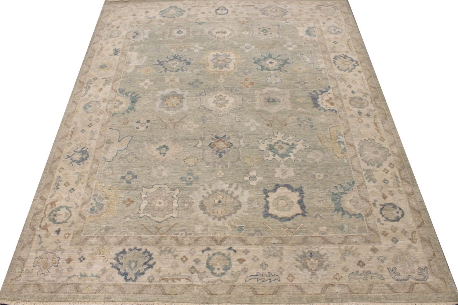 8x10 Oushak Hand Knotted Wool Area Rug - MR029426