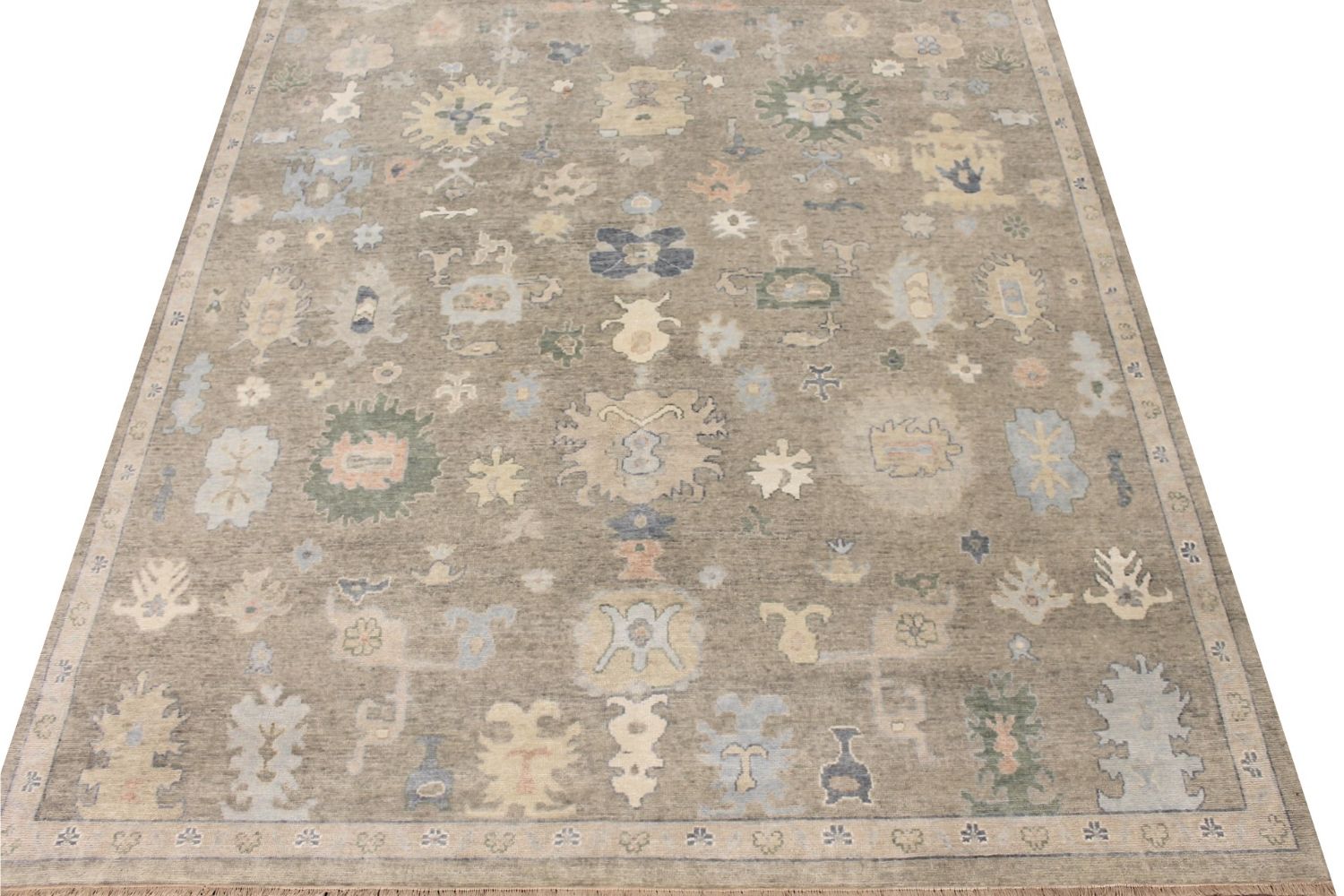 8x10 Oushak Hand Knotted Wool Area Rug - MR029427