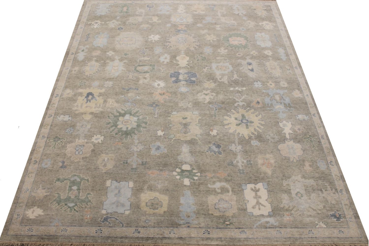 8x10 Oushak Hand Knotted Wool Area Rug - MR029427