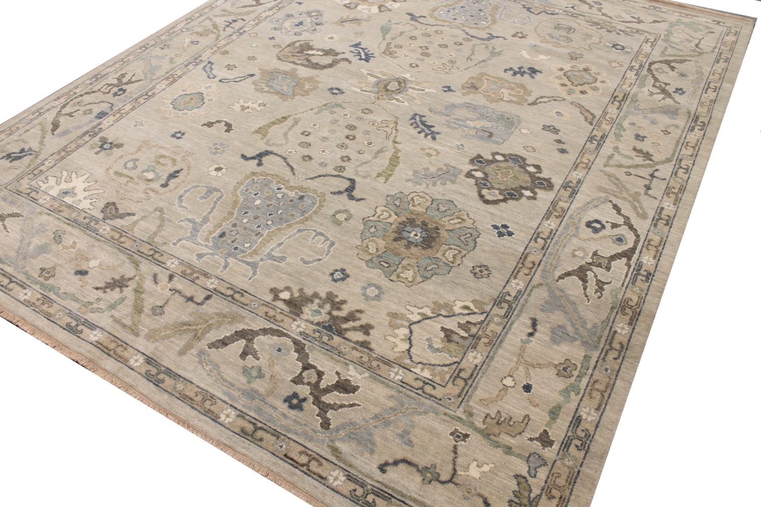 8x10 Oushak Hand Knotted Wool Area Rug - MR029428