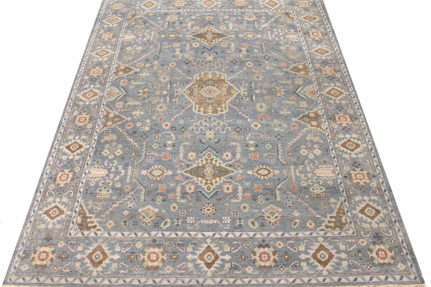 8x10 Oushak Hand Knotted Wool Area Rug - MR029430