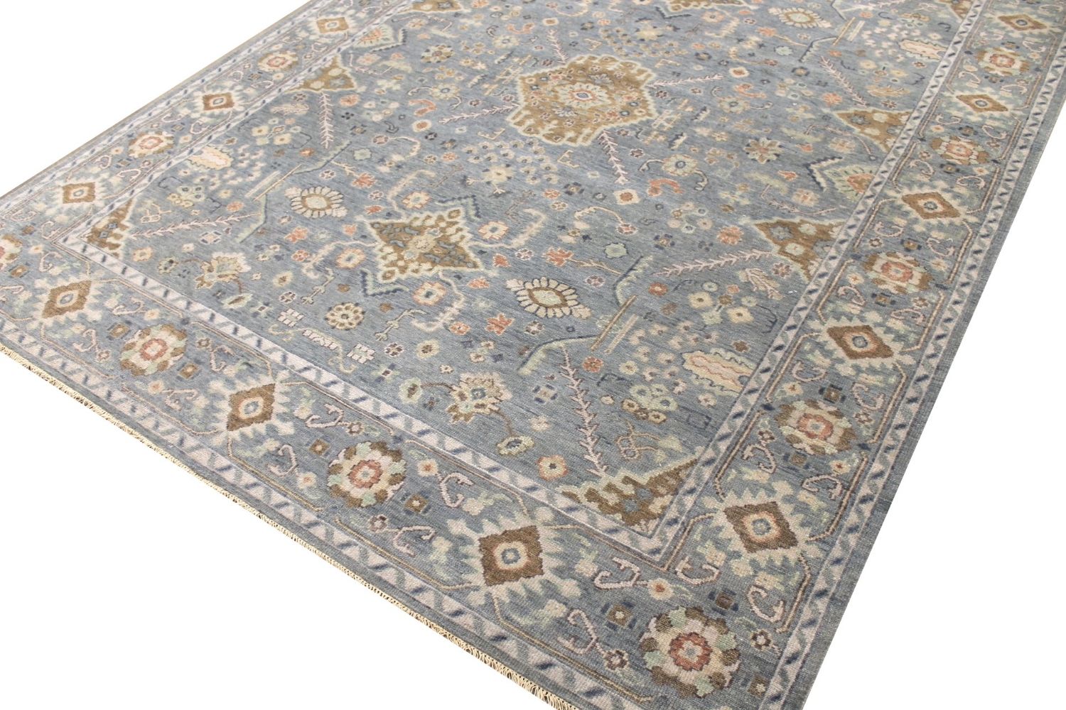 8x10 Oushak Hand Knotted Wool Area Rug - MR029430