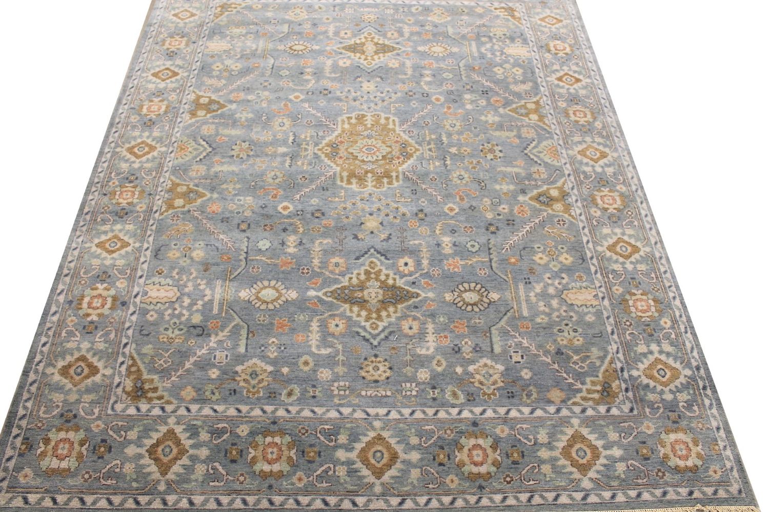 8x10 Oushak Hand Knotted Wool Area Rug - MR029430