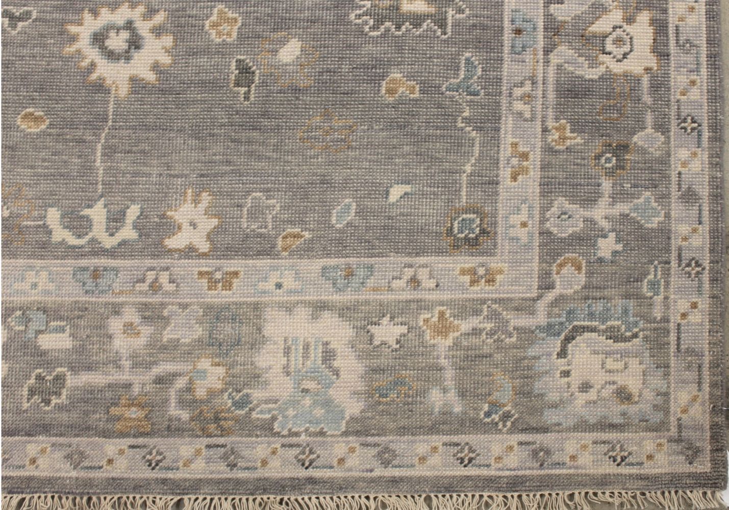 6x9 Oushak Hand Knotted Wool Area Rug - MR029433