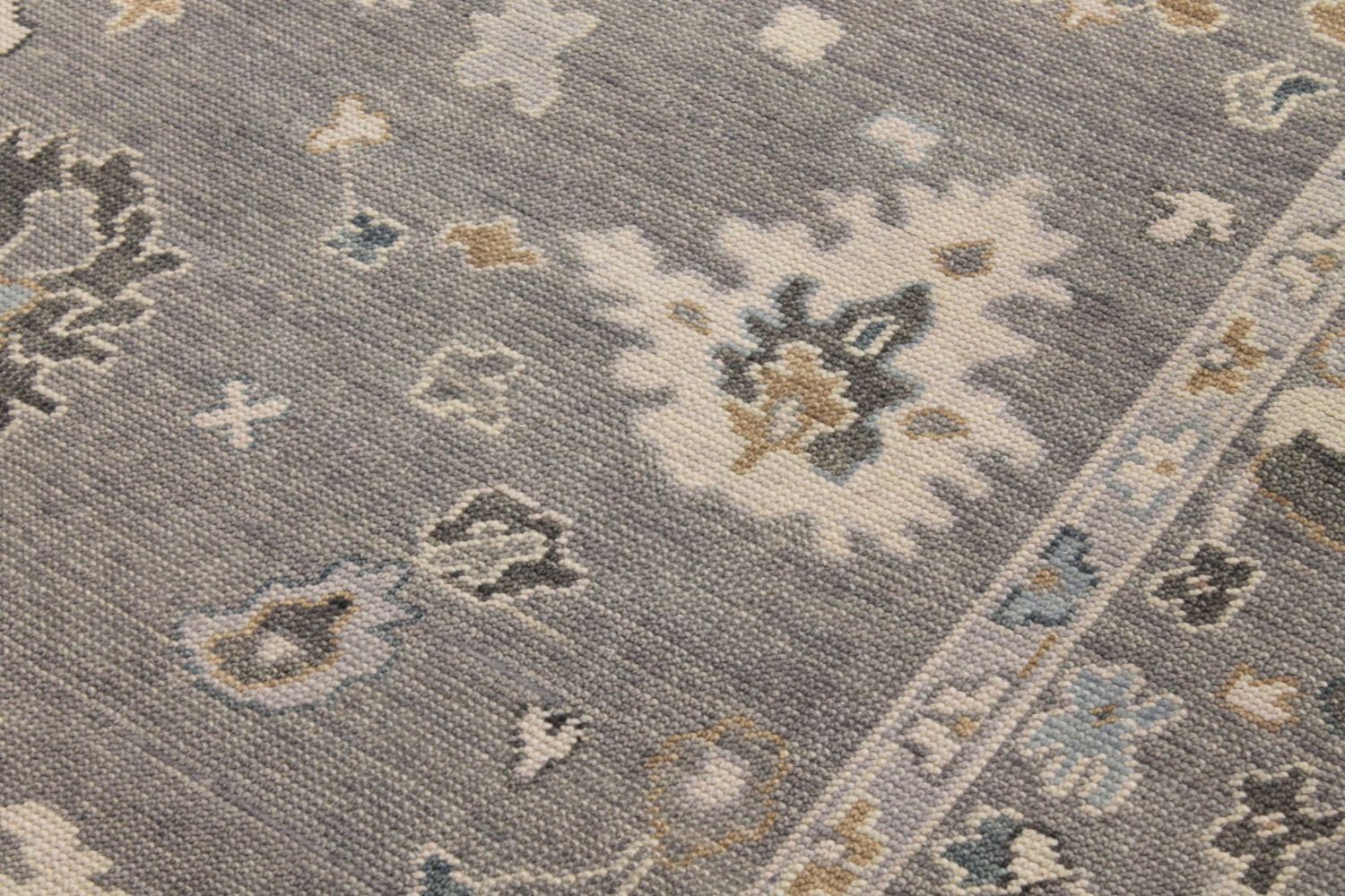 6x9 Oushak Hand Knotted Wool Area Rug - MR029433