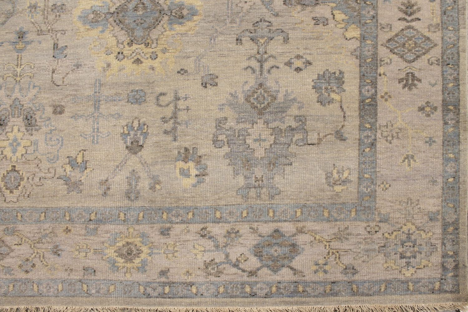 6x9 Oushak Hand Knotted Wool Area Rug - MR029434