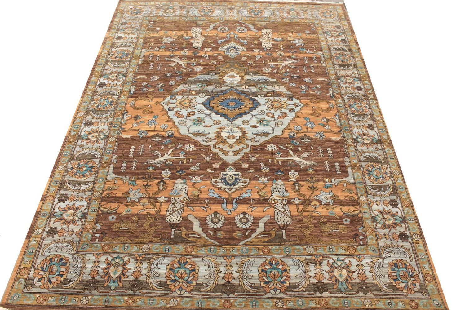 9x12 Aryana & Antique Revivals Hand Knotted Wool Area Rug - MR029439