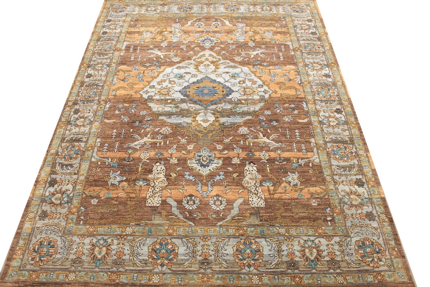 9x12 Aryana & Antique Revivals Hand Knotted Wool Area Rug - MR029439