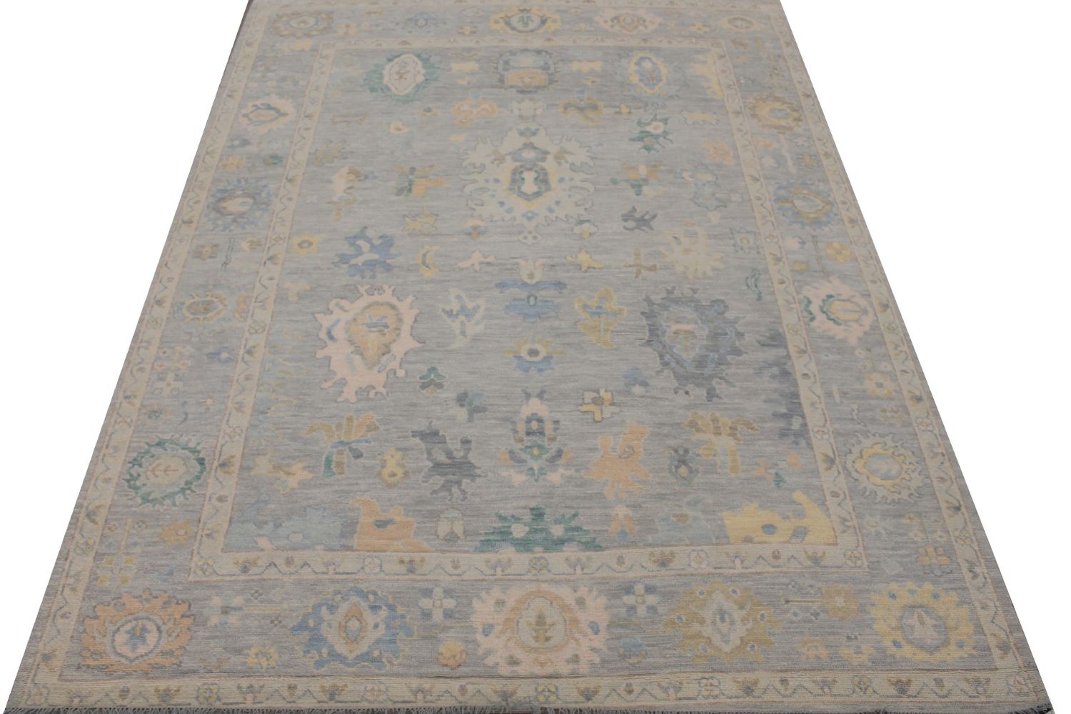 9x12 Oushak Hand Knotted Wool Area Rug - MR029441