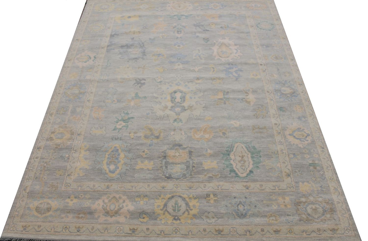 9x12 Oushak Hand Knotted Wool Area Rug - MR029441