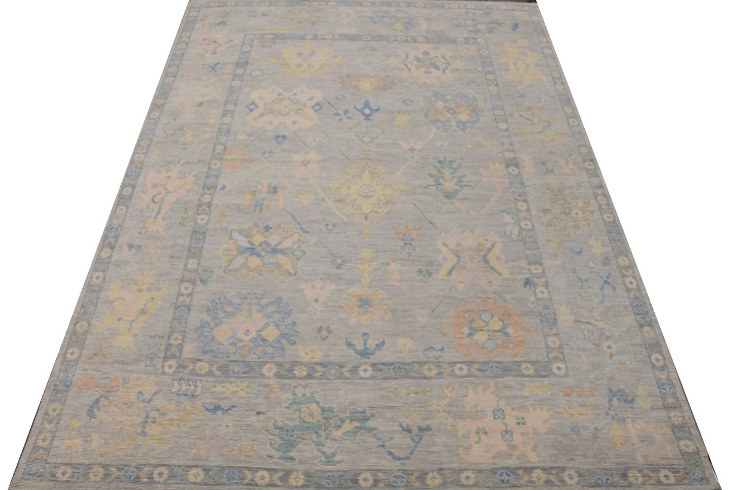 9x12 Oushak Hand Knotted Wool Area Rug - MR029442