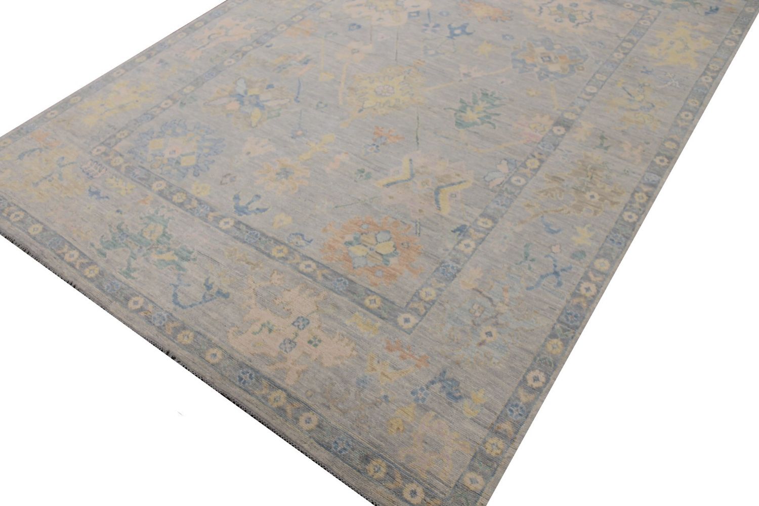 9x12 Oushak Hand Knotted Wool Area Rug - MR029442