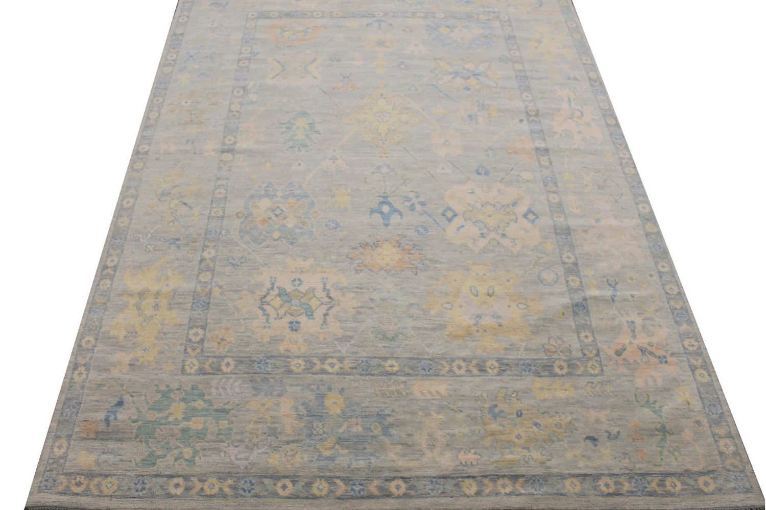 9x12 Oushak Hand Knotted Wool Area Rug - MR029442