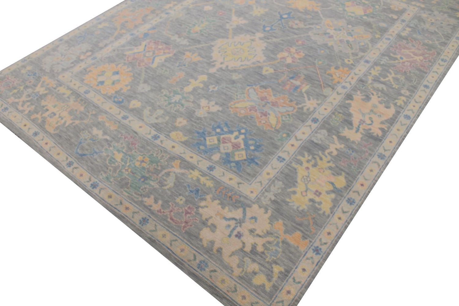 9x12 Oushak Hand Knotted Wool Area Rug - MR029444