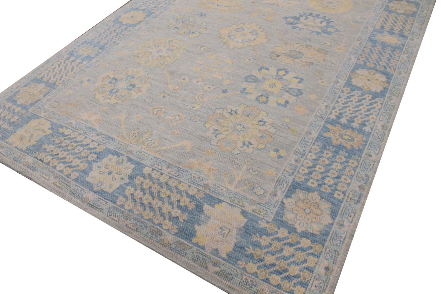 9x12 Oushak Hand Knotted Wool Area Rug - MR029445