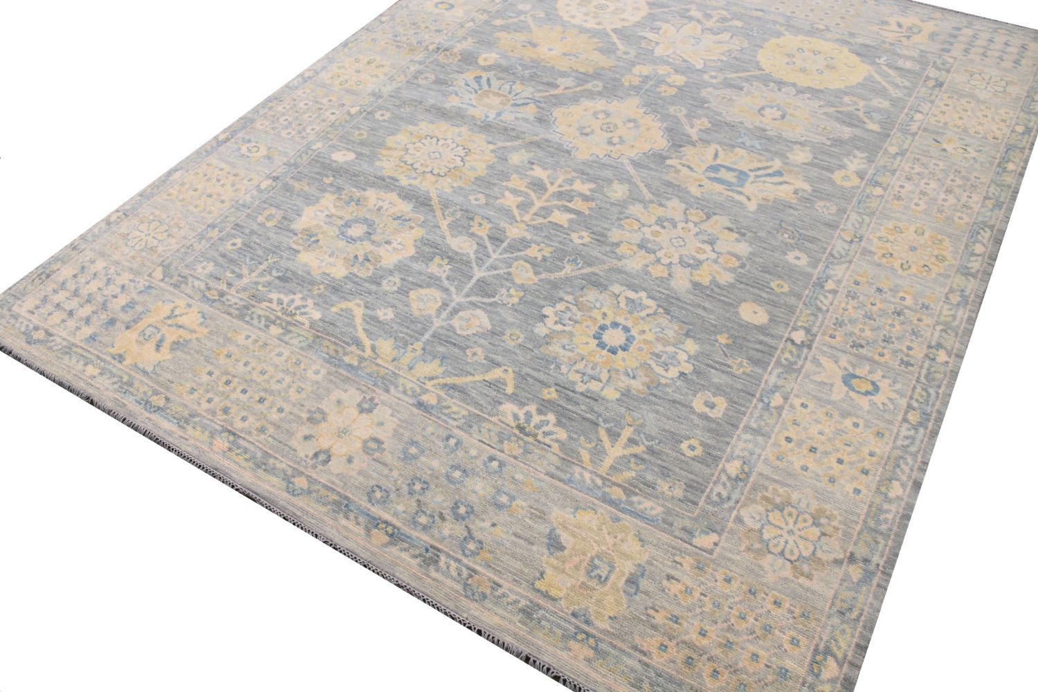 8x10 Oushak Hand Knotted Wool Area Rug - MR029446