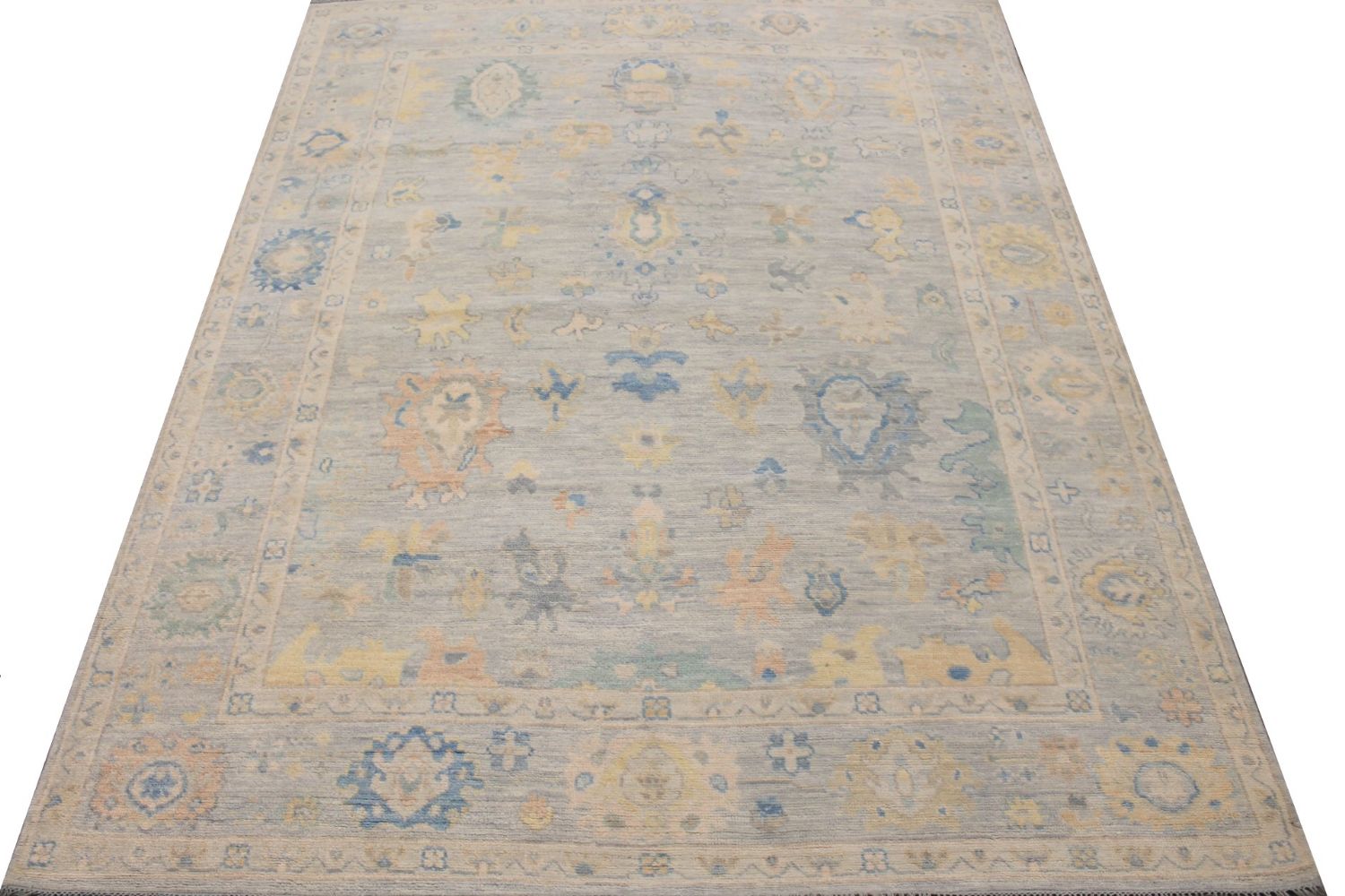 8x10 Oushak Hand Knotted Wool Area Rug - MR029447