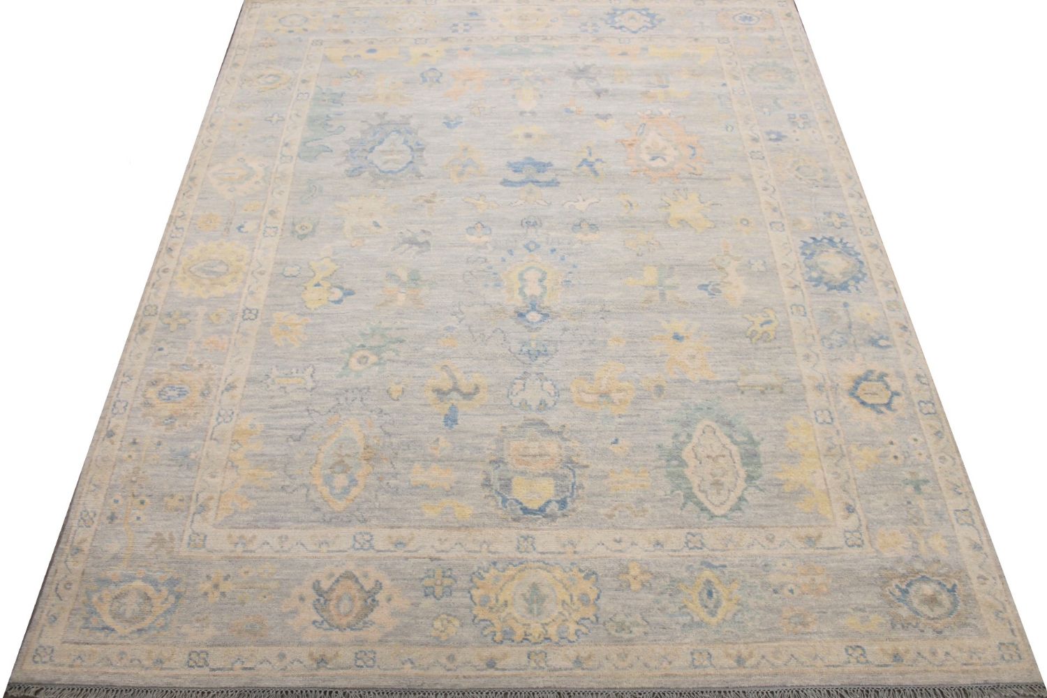 8x10 Oushak Hand Knotted Wool Area Rug - MR029447