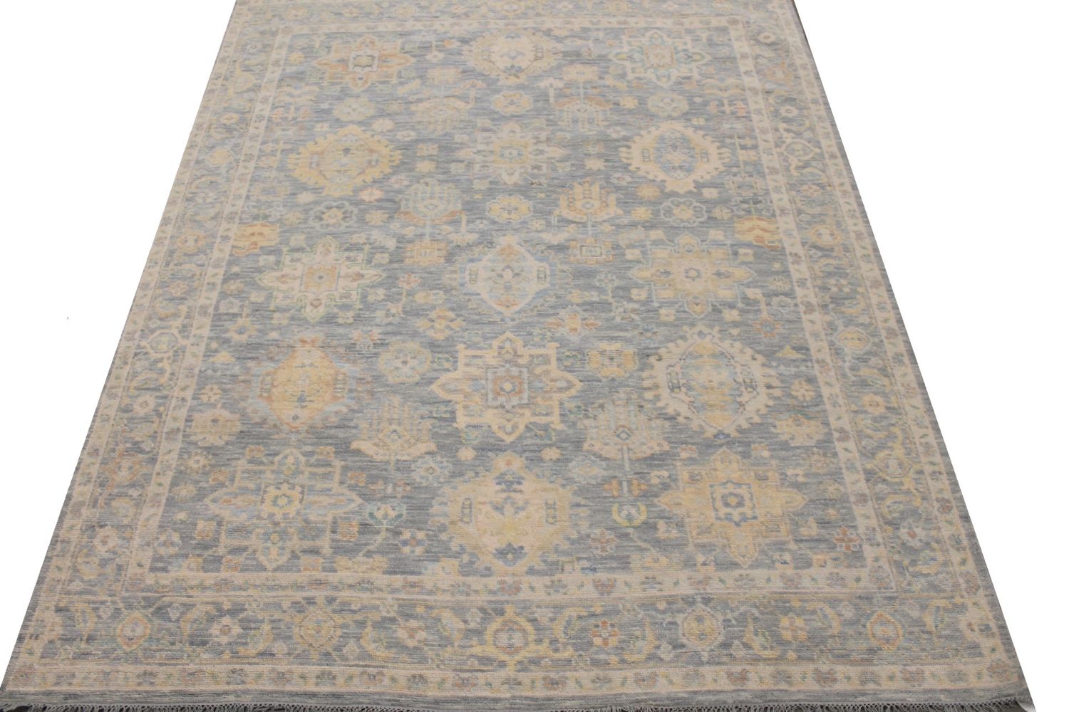 8x10 Oushak Hand Knotted Wool Area Rug - MR029448