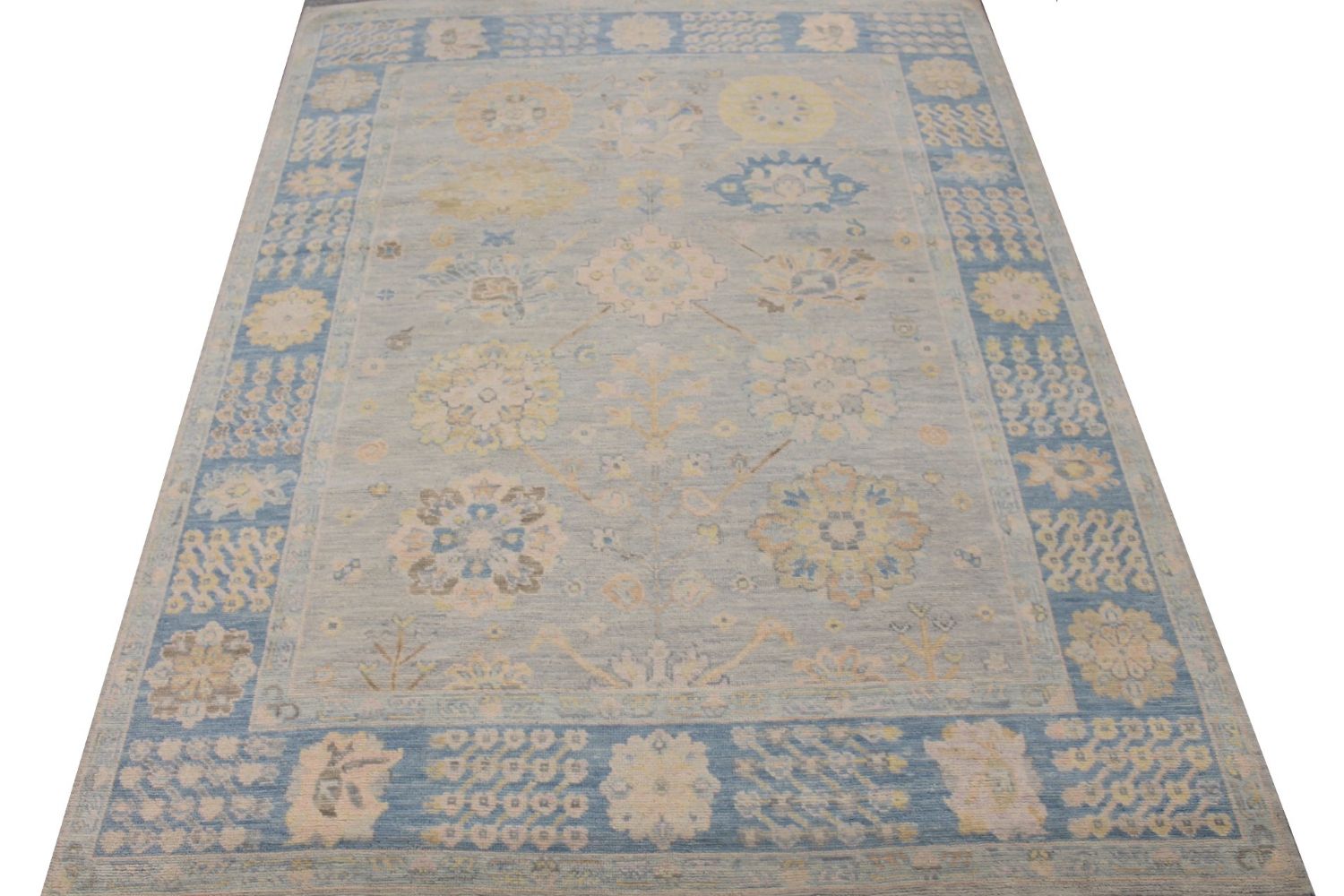 8x10 Oushak Hand Knotted Wool Area Rug - MR029449