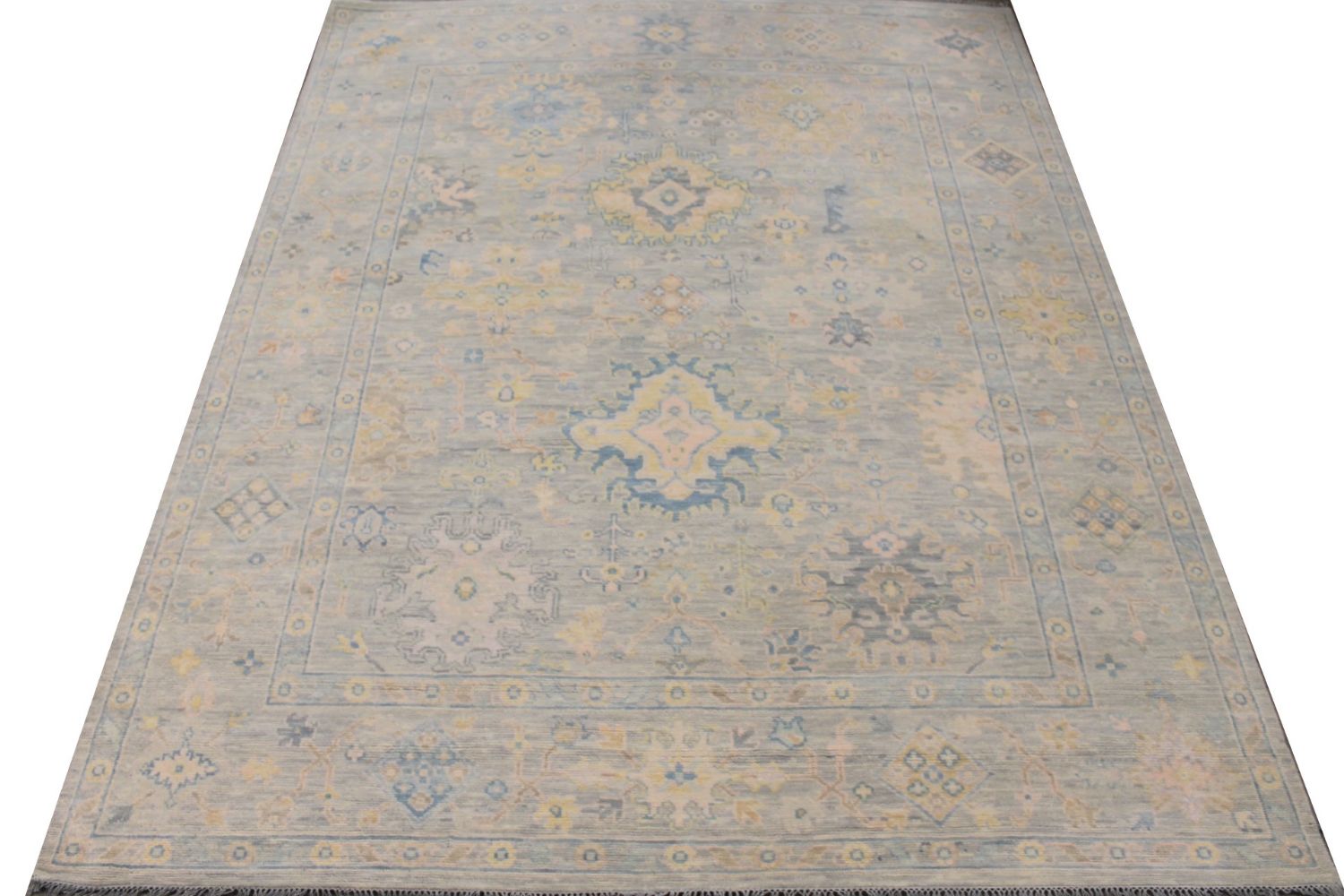 8x10 Oushak Hand Knotted Wool Area Rug - MR029450