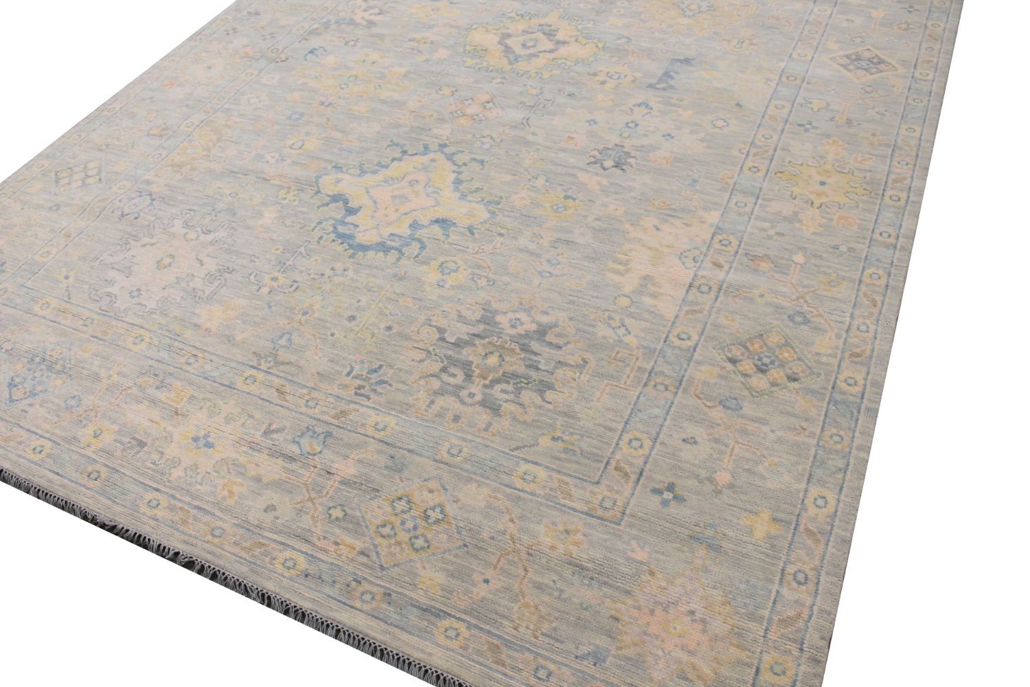 8x10 Oushak Hand Knotted Wool Area Rug - MR029450