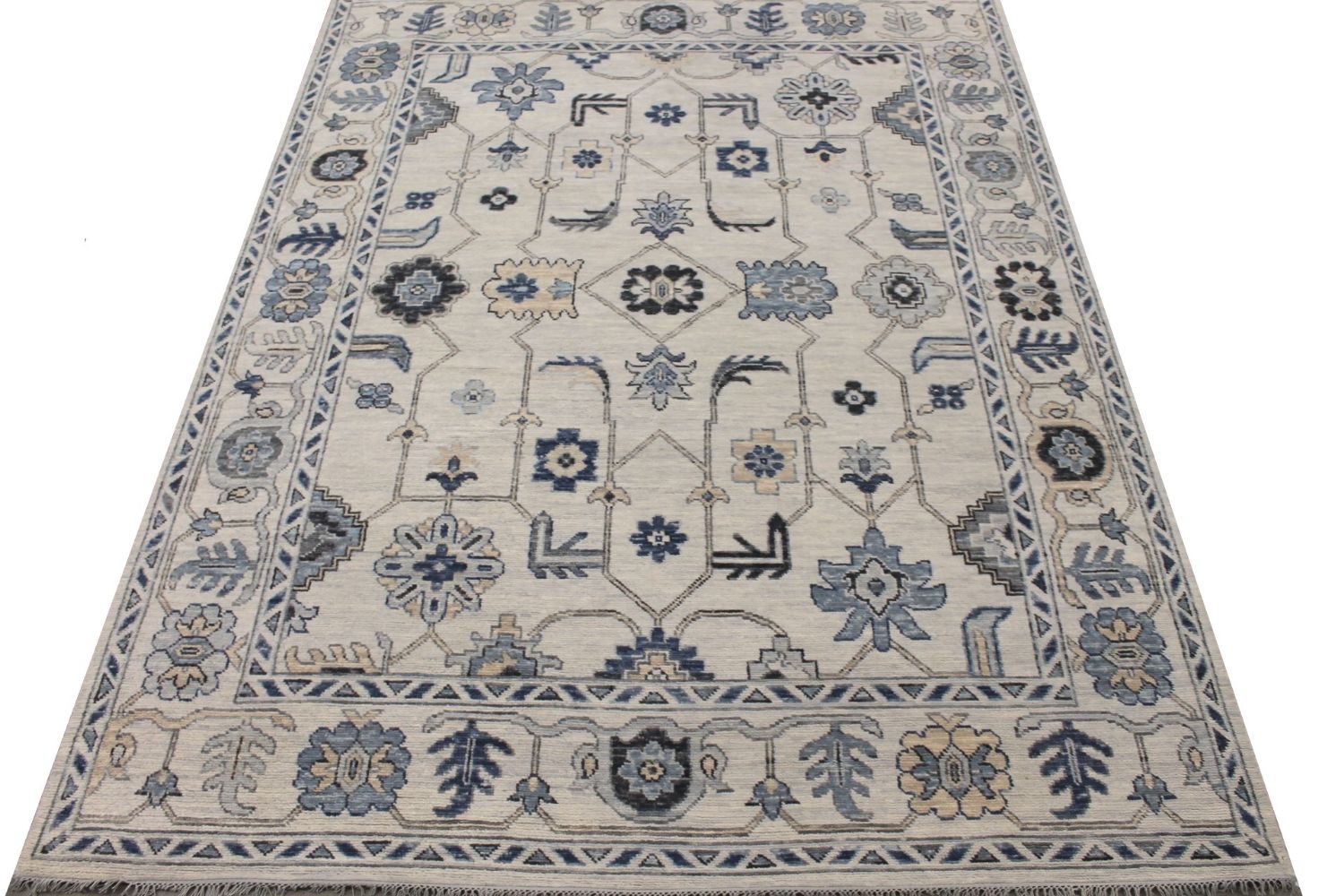 8x10 Oushak Hand Knotted Wool Area Rug - MR029451