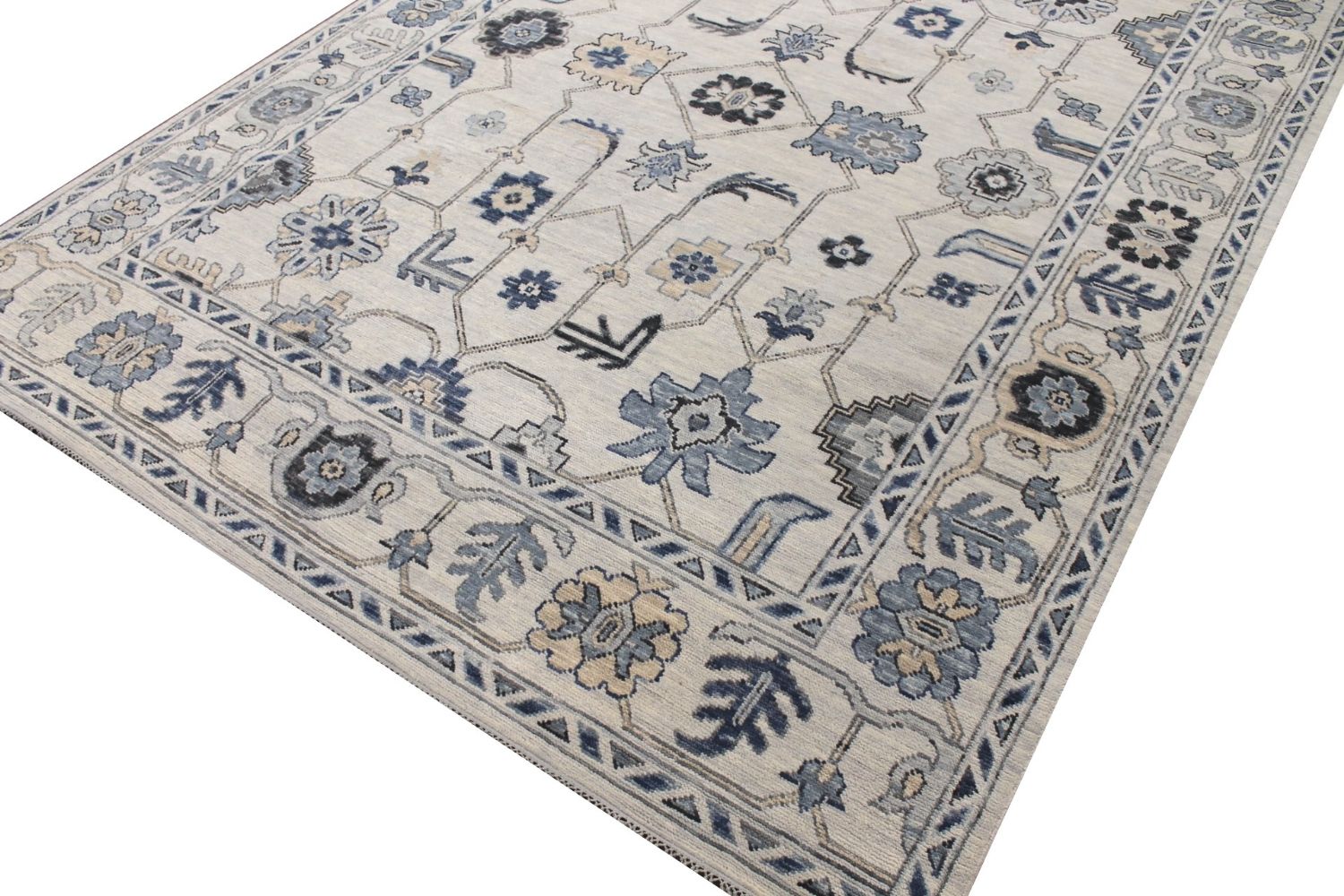 8x10 Oushak Hand Knotted Wool Area Rug - MR029451