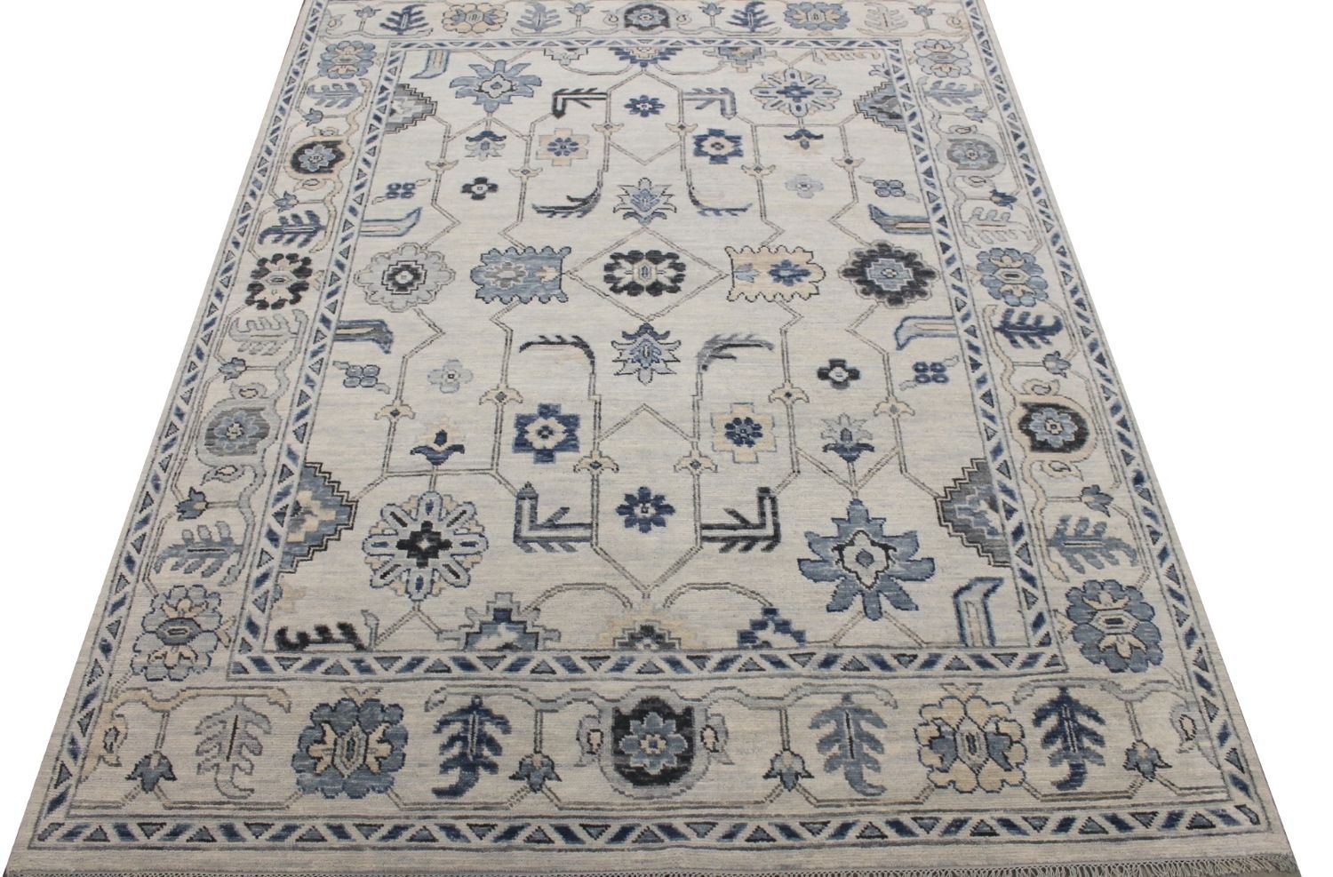 8x10 Oushak Hand Knotted Wool Area Rug - MR029451