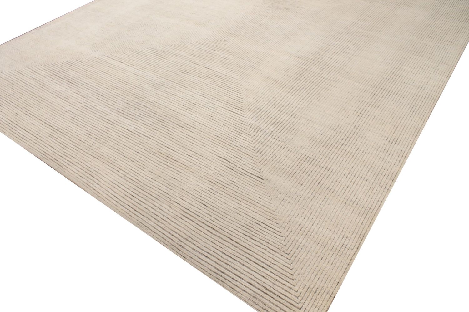 OVERSIZE Casual Hand Knotted Wool Area Rug - MR029465