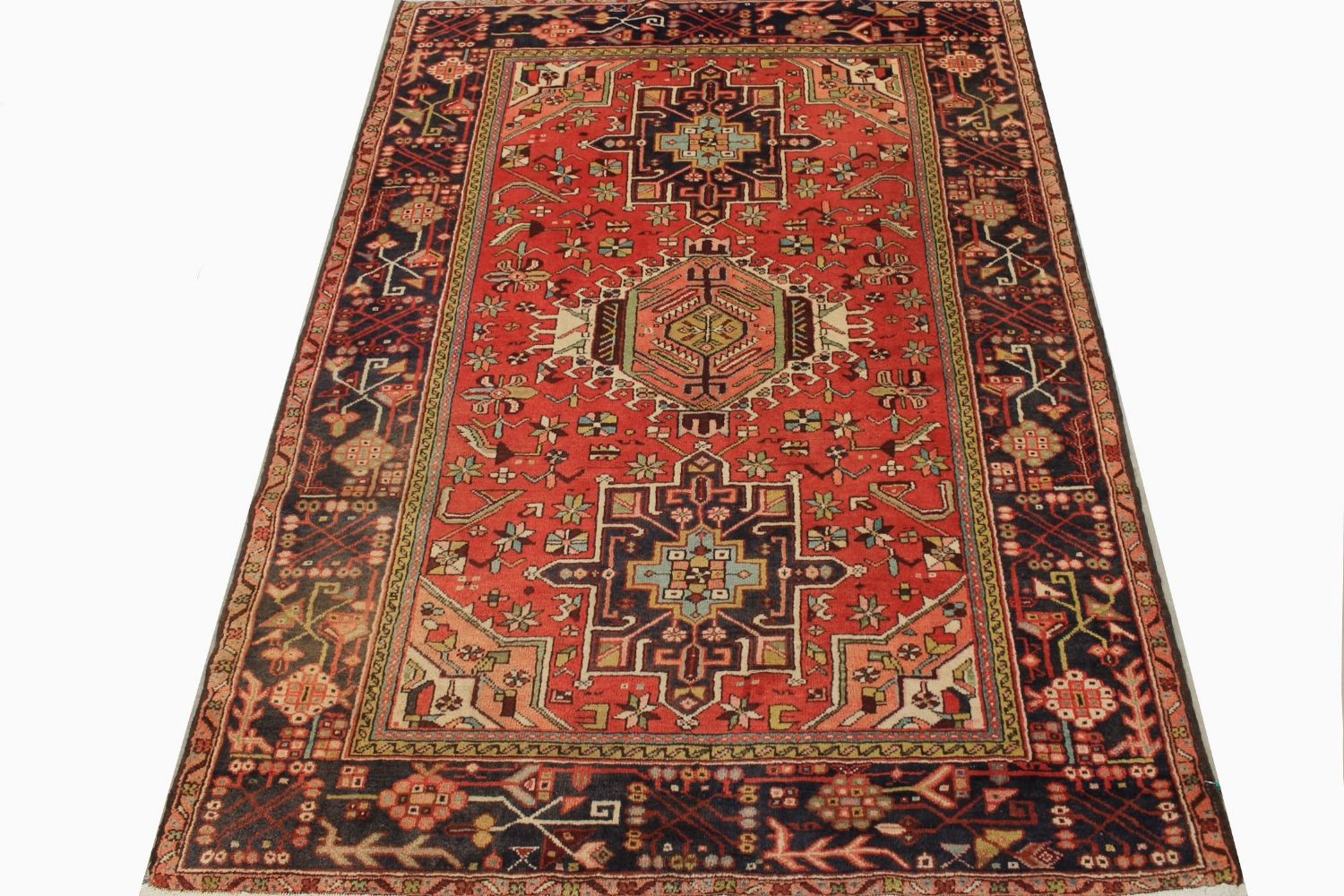 5x7/8 Traditional Hand Knotted Wool Area Rug - MR029510