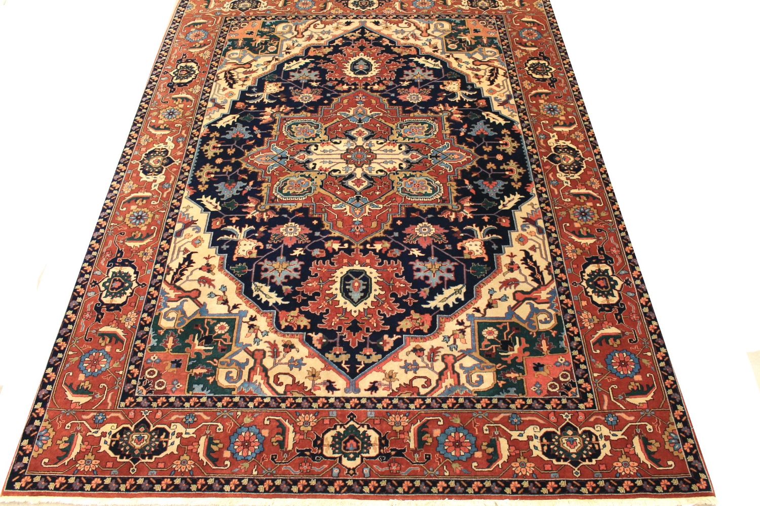 9x12 Heriz/Serapi Hand Knotted Wool Area Rug - MR029511