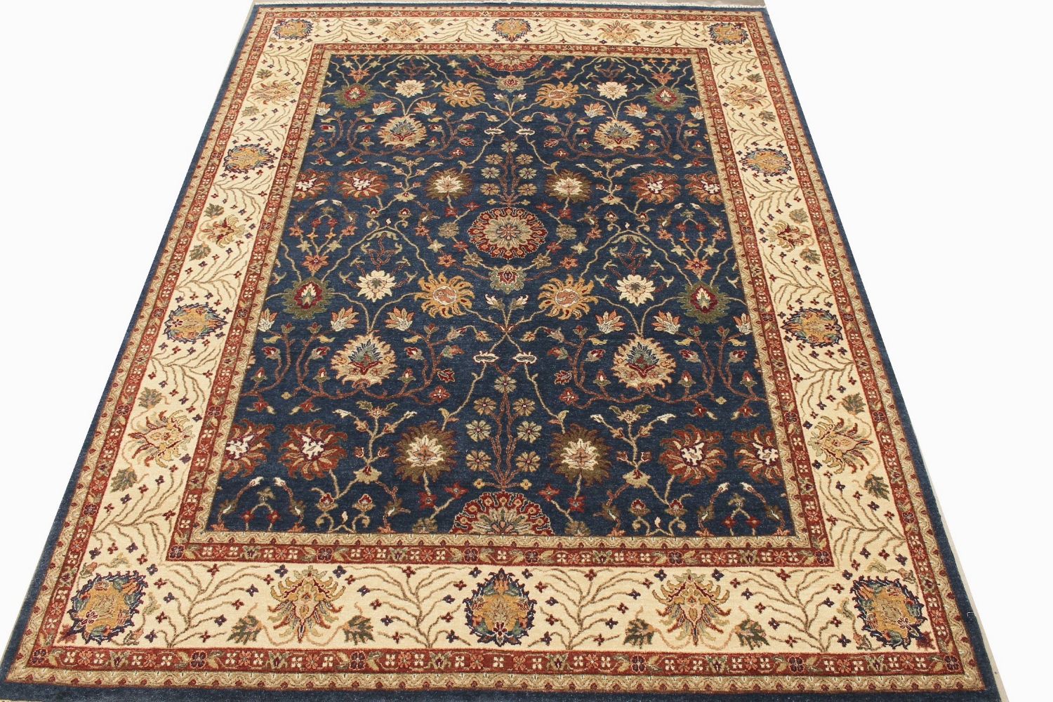 9x12 Traditional Hand Knotted Wool Area Rug - MR029513