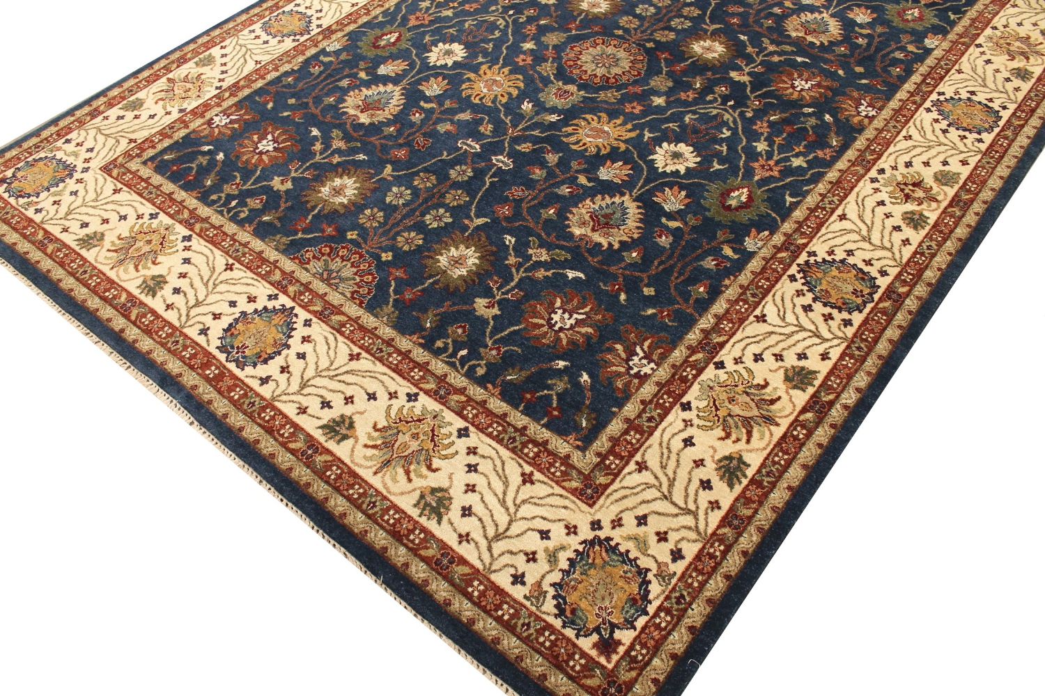 9x12 Traditional Hand Knotted Wool Area Rug - MR029513