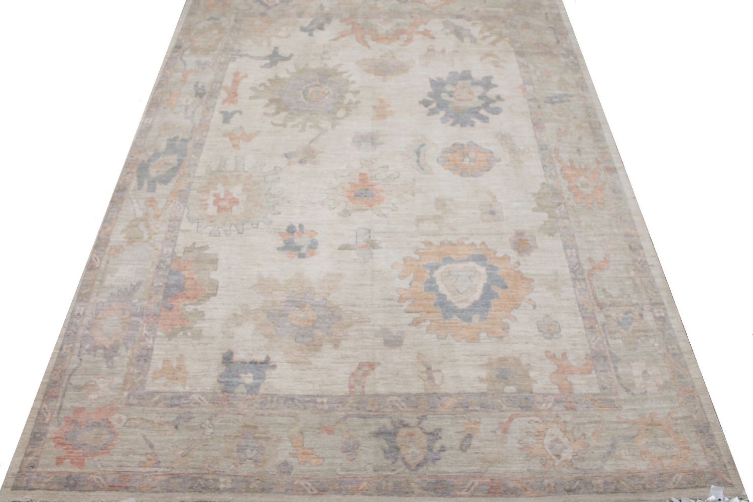 10x14 Oushak Hand Knotted Wool Area Rug - MR029682