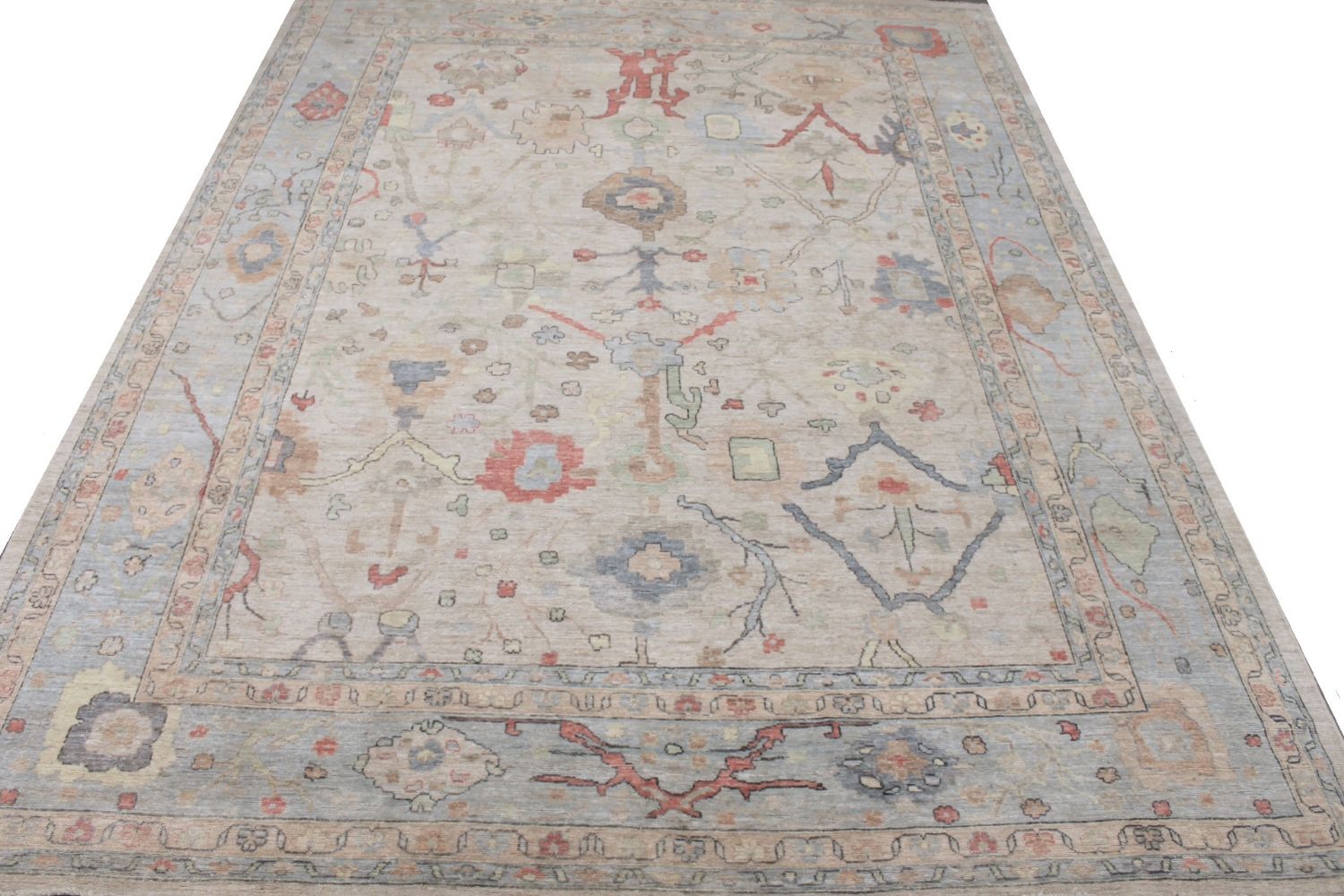 OVERSIZE Oushak Hand Knotted Wool Area Rug - MR029684
