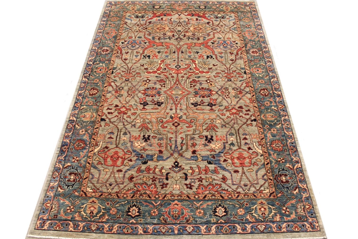 6x9 Aryana & Antique Revivals Hand Knotted Wool Area Rug - MR029685