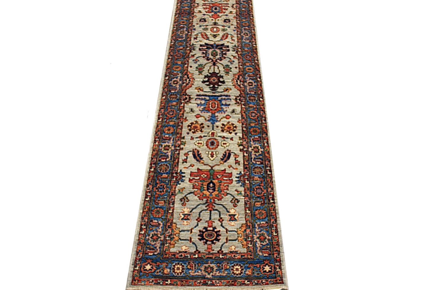 13 ft. & Longer Runner Aryana & Antique Revivals Hand Knotted Wool Area Rug - MR029691