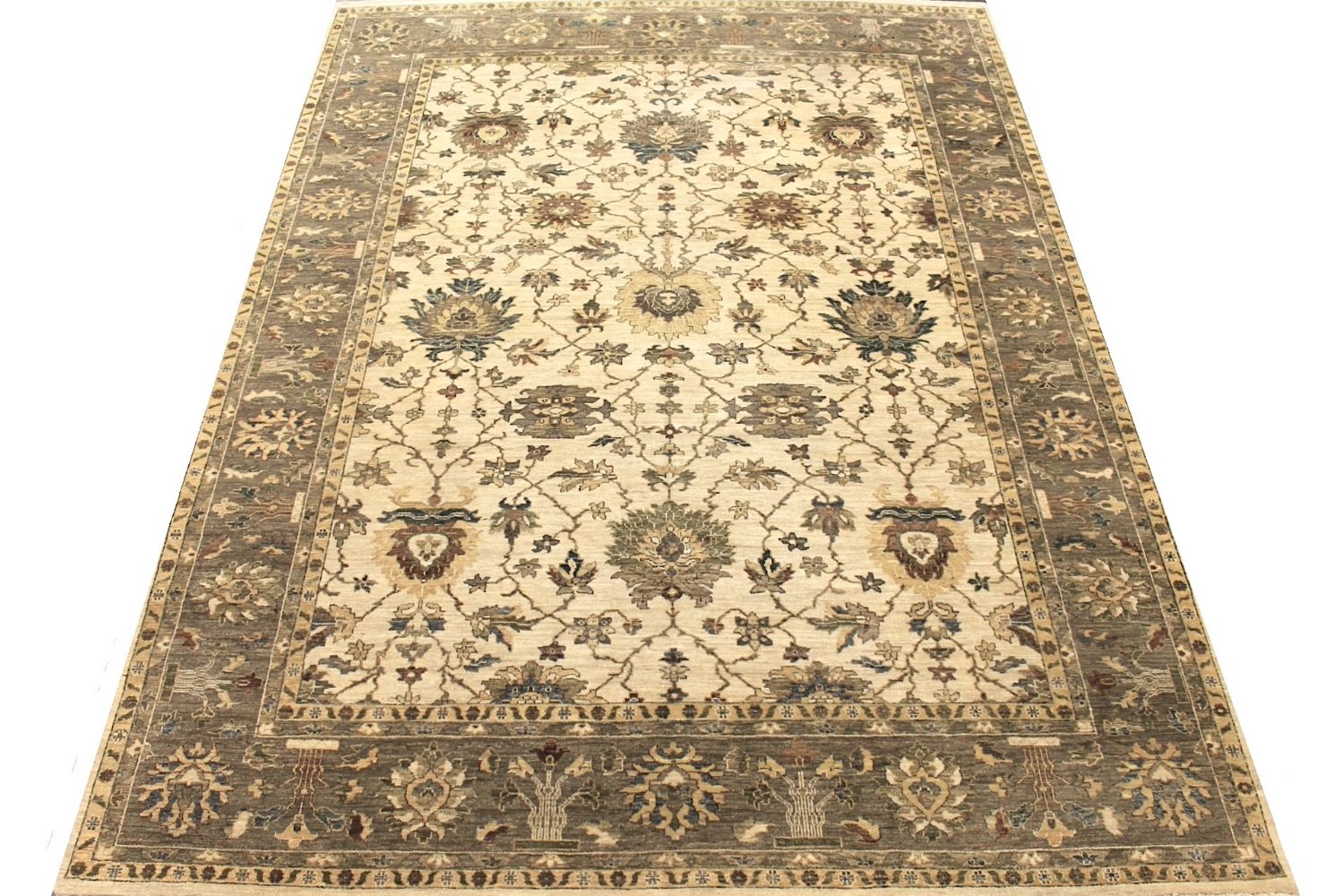9x12 Traditional Hand Knotted Wool Area Rug - MR029716