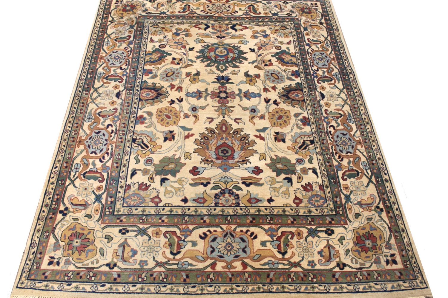 8x10 Traditional Hand Knotted Wool Area Rug - MR029731