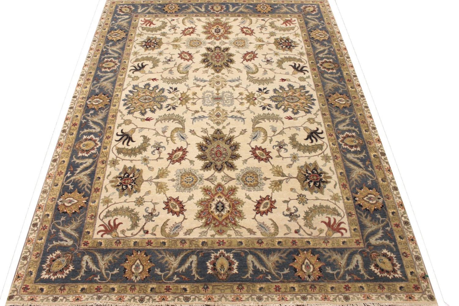 9x12 Traditional Hand Knotted Wool Area Rug - MR029760