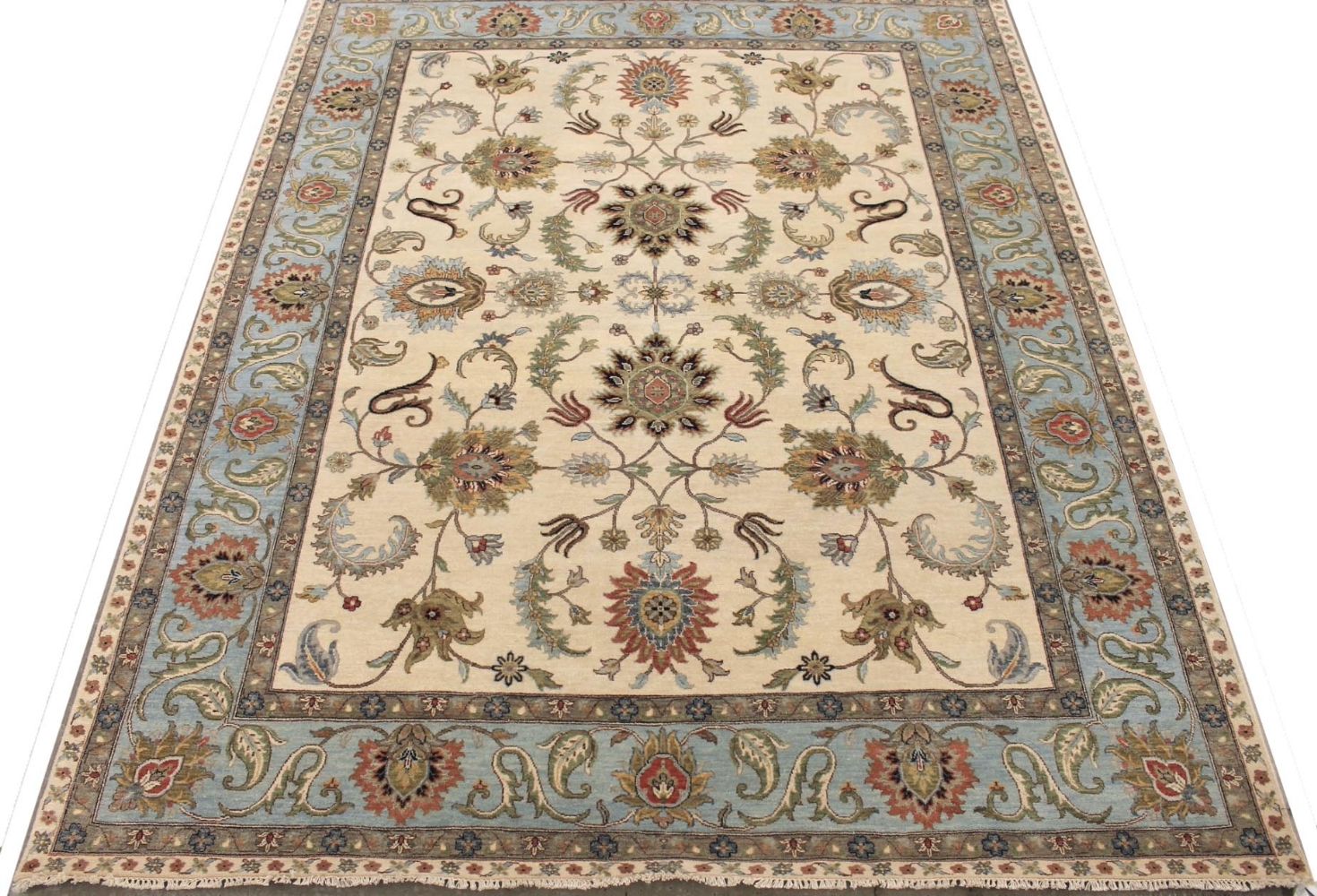 8x10 Traditional Hand Knotted Wool Area Rug - MR029763