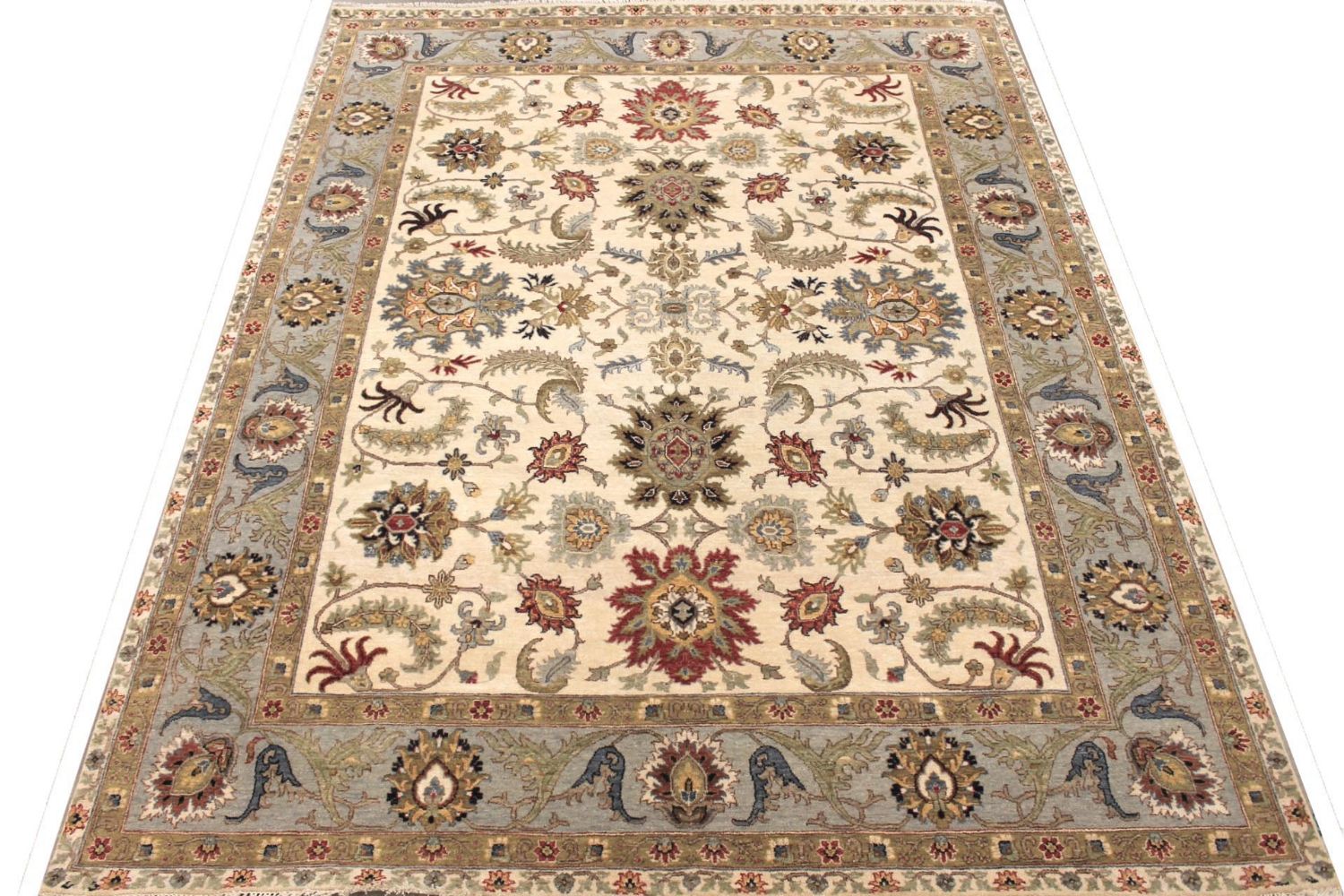 8x10 Traditional Hand Knotted Wool Area Rug - MR029764