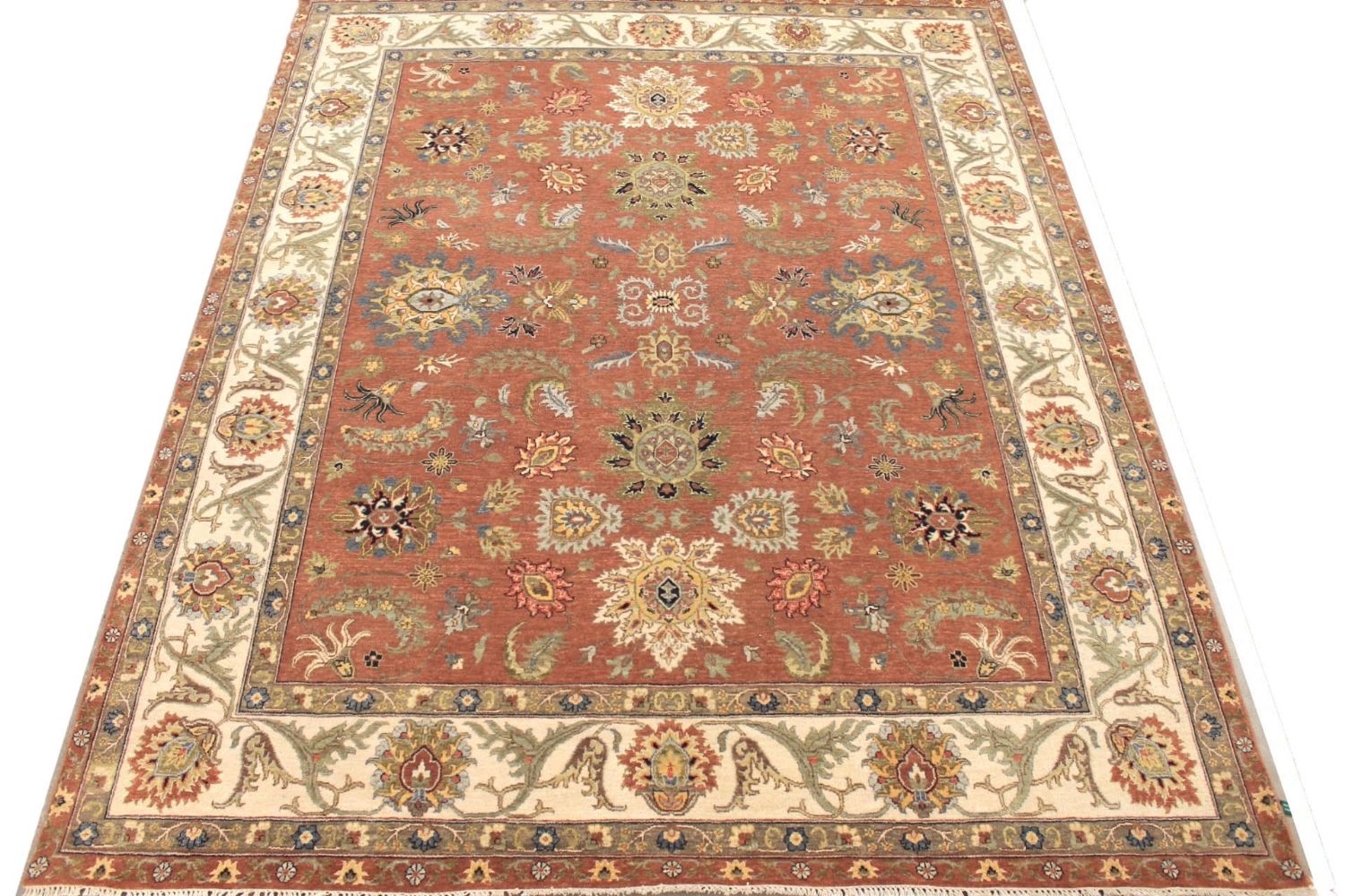 8x10 Traditional Hand Knotted Wool Area Rug - MR029765