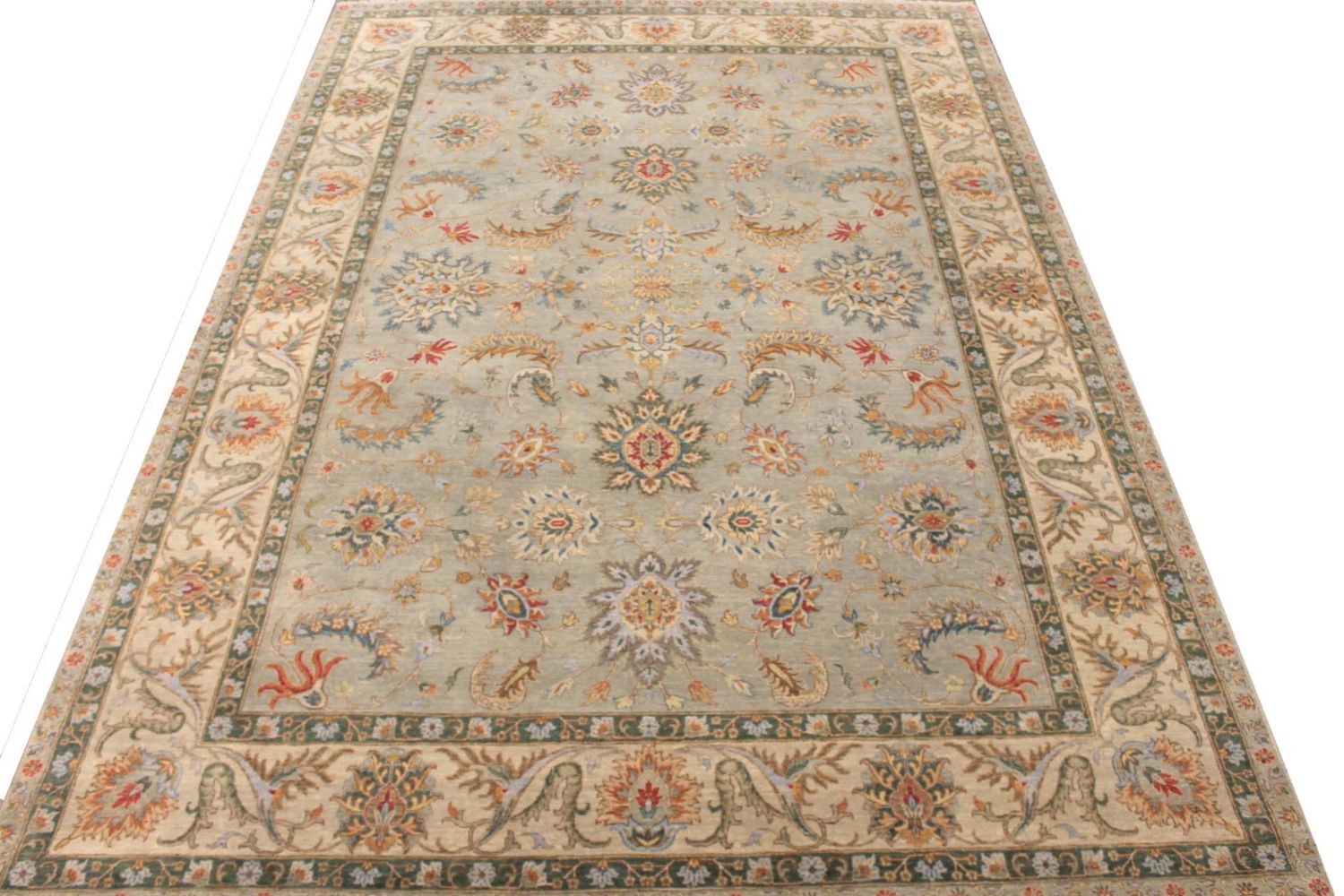 10x14 Traditional Hand Knotted Wool Area Rug - MR029772
