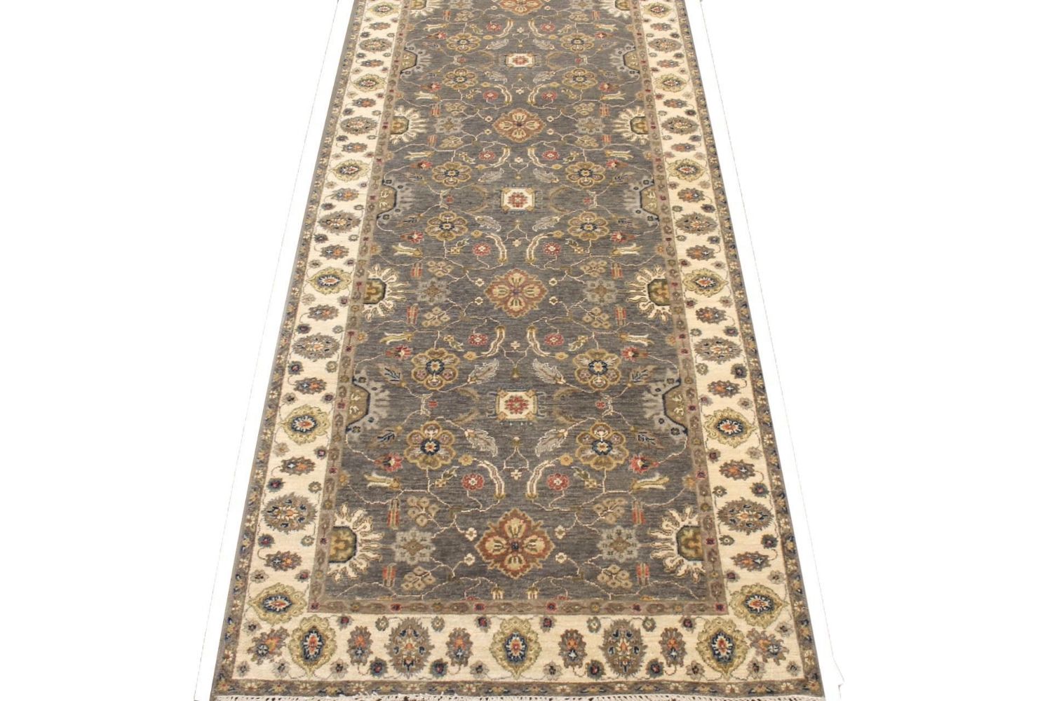Wide Runner Traditional Hand Knotted Wool Area Rug - MR029792