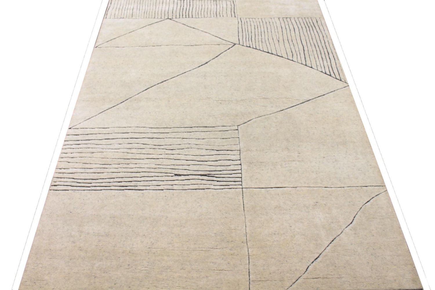 9x12 Casual Hand Knotted Wool Area Rug - MR029794