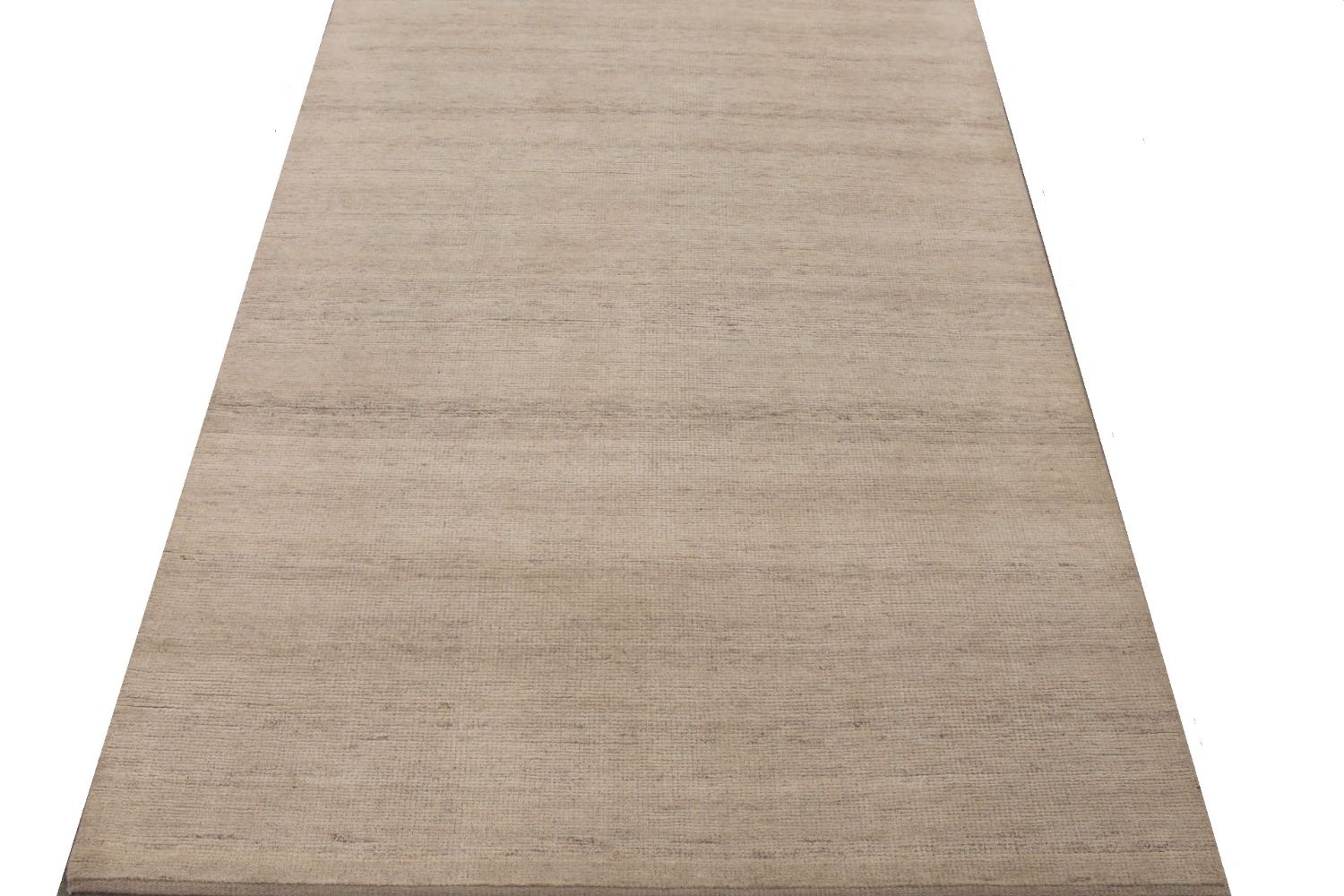 6x9 Casual Hand Knotted Wool Area Rug - MR029820