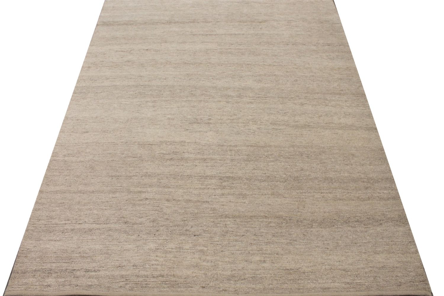 8x10 Casual Hand Knotted Wool Area Rug - MR029828