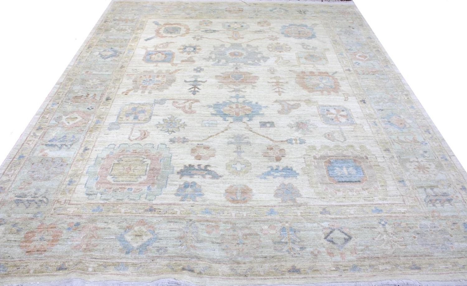 8x10 Oushak Hand Knotted Wool Area Rug - MR029872